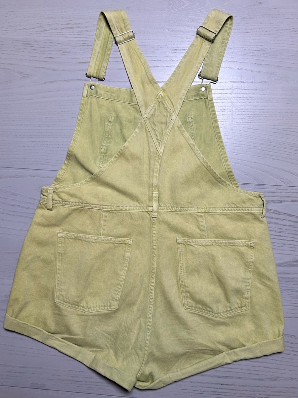 We The Free Ziggy Shortalls Chartreuse - Picture 2 of 10